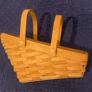 Woven Tan basket- Longaberger